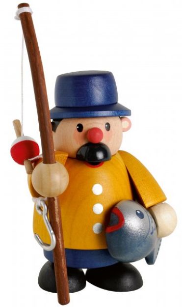 Bild von KWO Räuchermann RM Kleine Kerle Fischer Mini