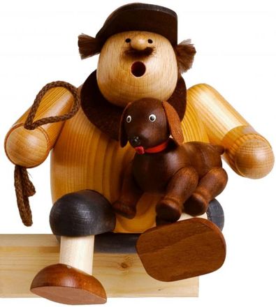 Bild von KWO Räuchermann Kantenhocker "Hundefreund" 