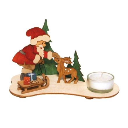 Bild von Kuhnert Bastelset Teelichthalter Weihnachtsmann
