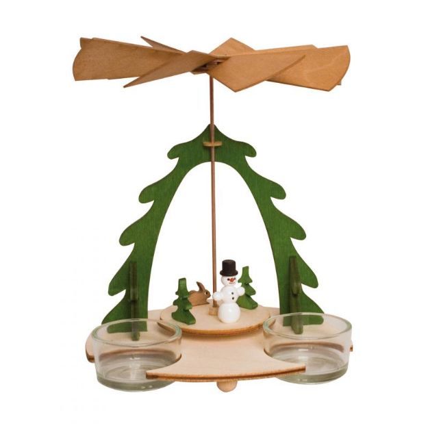 Bild von Kuhnert Bastelset Pyramide mit Schneemann