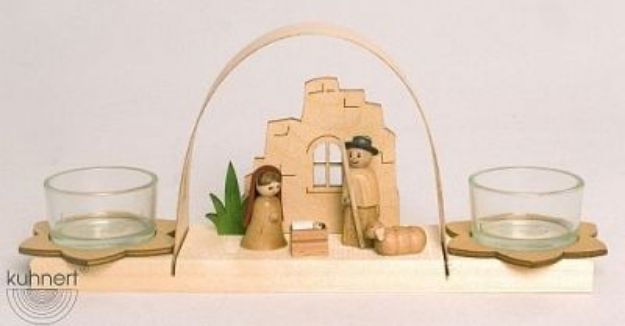 Bild von Kuhnert Bastelset Schwibbogen Krippe 