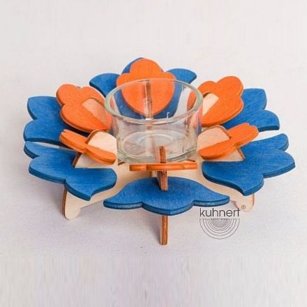 Bild von Kuhnert Bastelset Teelichthalter Glockenblume 