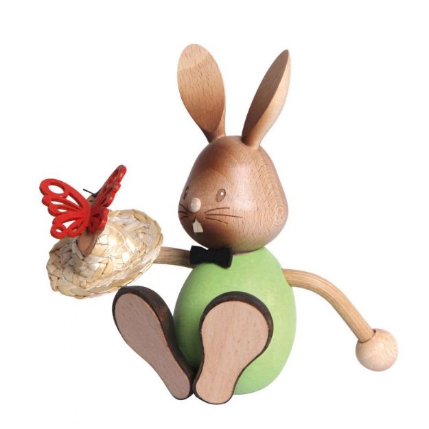 Bild von Kuhnert Osterhase Stupsi Hase mit Schmetterling