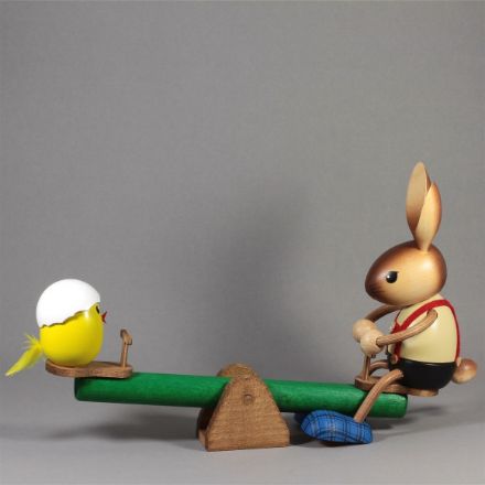 Bild von Kuhnert Hase auf Wippe, Krummbein 